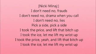 Nicki Minaj, Drake, Lil Wayne - No Frauds (Lyrics)