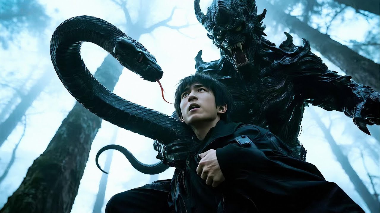 【MULTISUB】【悬疑冒险】倒楣蛋吳邪被山神的化身-古怪黑蛇攻擊。#古墓 #恐怖 #盗墓笔记 #剧好看