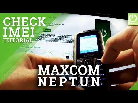 How to Check IMEI on MAXCOM Neptun - IMEI Tutorial