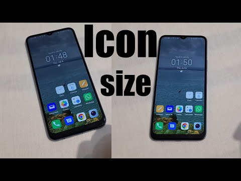 Honor X6 | How to modify icon size (4x6, 5x6)