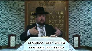 פרשת ויגש – הגשמים ולקחם