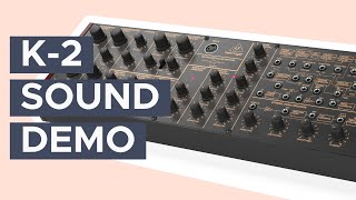 Video thumbnail for Behringer K-2 Sound Demo (No Talking) by Limbic Bits