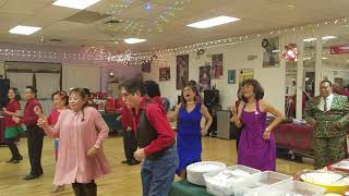CHILLI CHA CHA LINE DANCE (Jingle Bell Rock) -  PBSN CHRISTMAS PARTY  - Dec 8, 2018