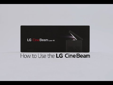 LG Cinebeam HU80KS mobiler DLP-Laserprojektor 2500 Lumen video preview