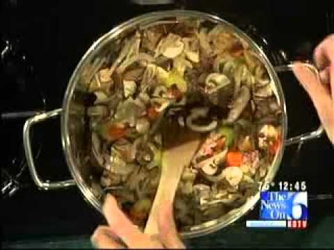 Rustic Farro Soup with Sausage and Mushrooms