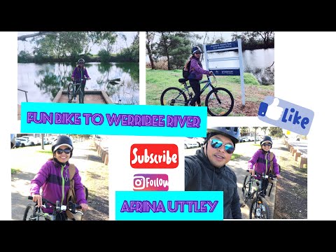 FUN BIKE TO WERRIBEE  RIVER  I BIKE I VICTORIA I afrina Vlogs
