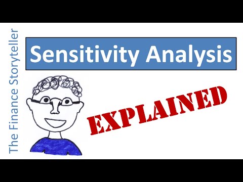Sensitivity analysis