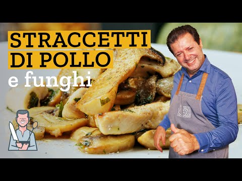 STRACCETTI DI POLLO E FUNGHI - Deliziosi!