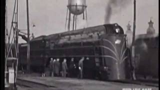 TRAIN  Cheyanne Wyoming around 1936