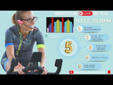 Indoor Cycling Live: HIIT - Raggiungi i Tuoi Obiettivi con Me! - Lezione Spinning 05