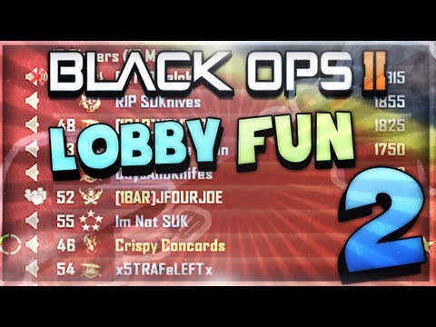 Black Ops 2 - "Fun in the Lobbies" #2 (Funny Pregame Lobby Moments)