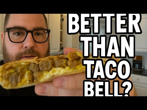 Taco Bell Stopped Serving Breakfast. . . So I Made the Crunchwrap at Home!