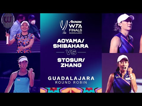 Aoyama/Shibahara vs. Stosur/Zhang | 2021 WTA Finals Doubles