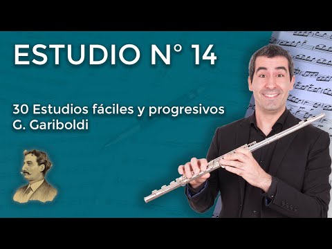 Estudio nº 14 - "30 Estudios fáciles y progresivos" de G. Gariboldi | Juan Val, flautista