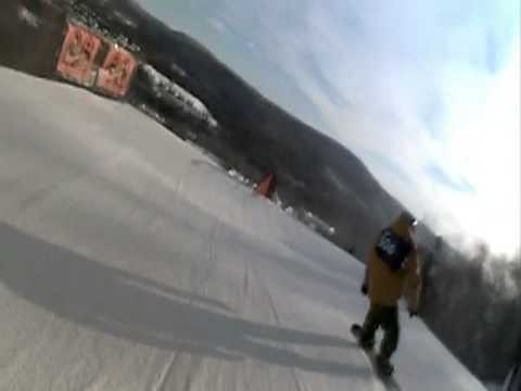 Dew Tour Slopestyle - Brandon Reis POV Snowboard Follow Cam