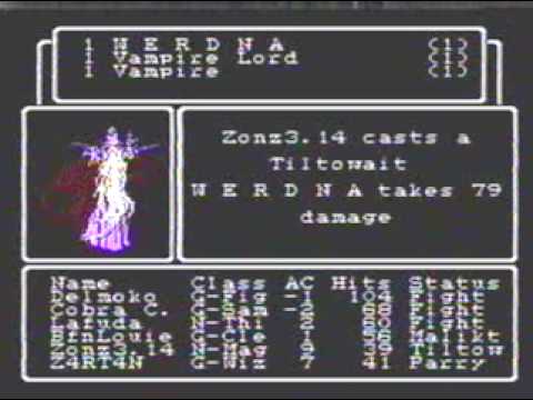 Delmoko playing wizardy - Beating WERDNA