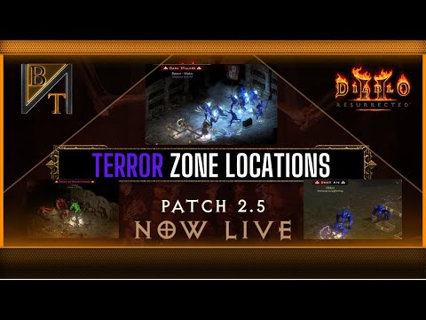 Terror Zone Locations In Diablo 2 Resurrected | PTR Patch 2.5
