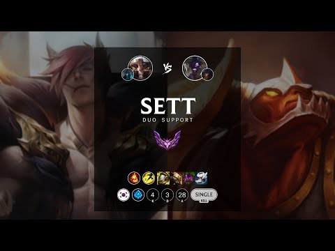 Sett Support vs Alistar - KR Master Patch 12.17