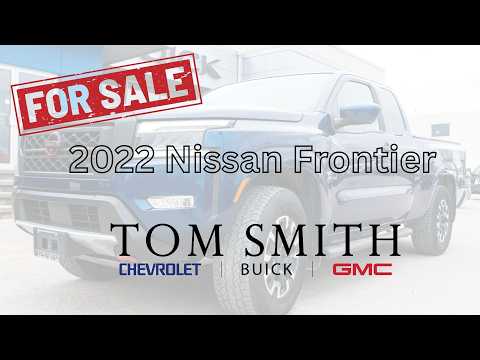 2022 Nissan Frontier King Cab PRO-4X Standard Bed 4x4 in Blue for sale at Tom Smith Chevrolet Buick GMC Ltd. in Midland, ON