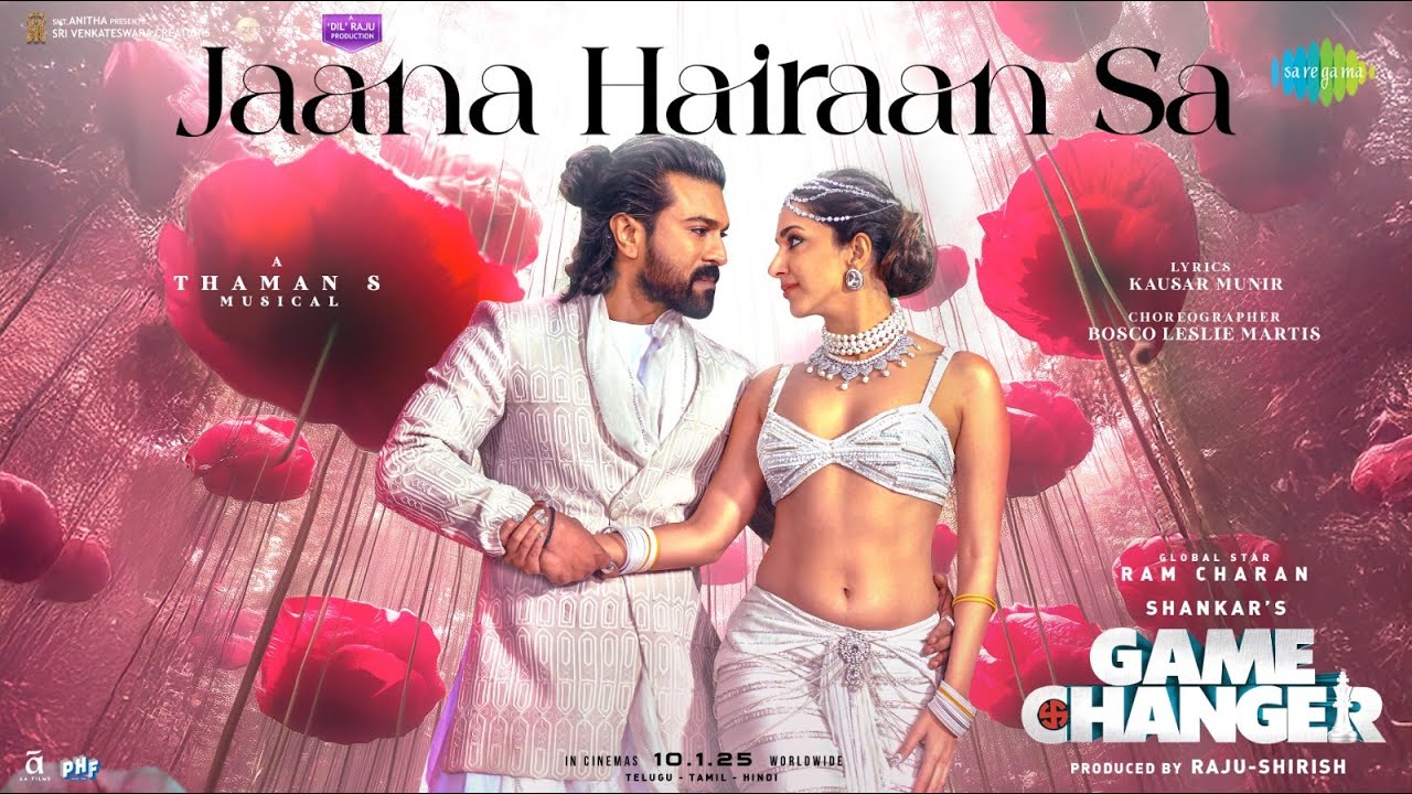 Jaana Hairaan Sa Lyrics | Game Changer | Karthik, Shreya Ghoshal