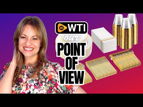 SUT 350Pcs Disposable Dinnerware Set for 50 Guests - WTI product video review
