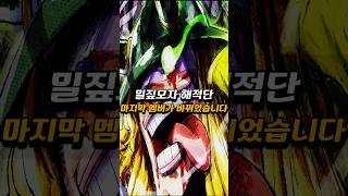 드디어 루피의 마지막 동료의 정체가 바뀌었습니다