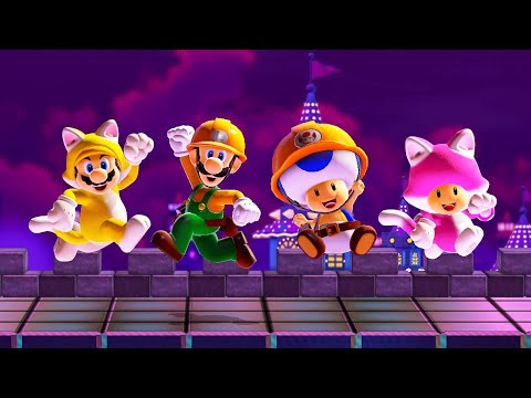 Super Mario Maker 2 - Online Multiplayer Versus #44 (4 Players)