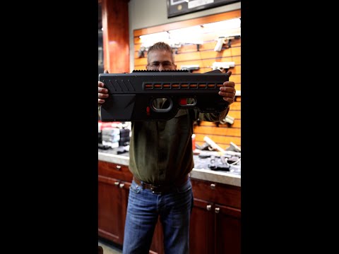 SHOOTING AN ELECTROMAGNETIC RAILGUN 🤯 short