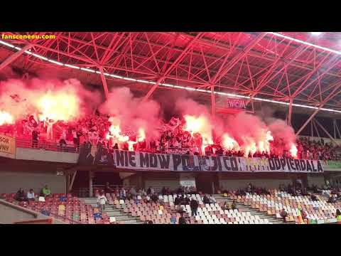 PODBESKIDZIE BIELSKO-BIAŁA - Zagłębie Sosnowiec (22.09.2024) oprawy i doping