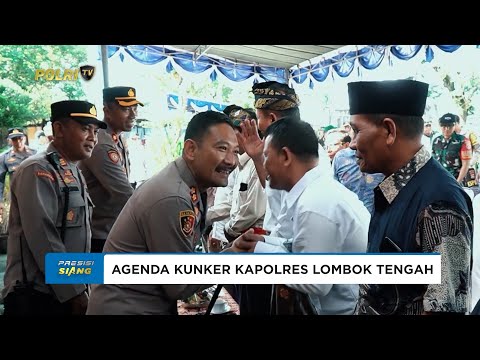 KUNJUNGAN KERJA KAPOLRES LOMBOK TENGAH DI POLSEK PRAYA BARAT