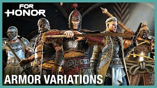 For Honor: Armor Variations | Ubisoft [NA]