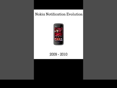 Nokia Notification Evolution