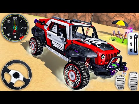 Offroad Jeep Driving Simulator - Luxury SUV 4x4 Prado Stunts - Android GamePlay