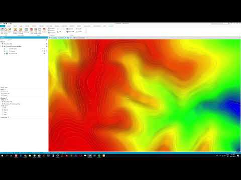 Create a surface grid from a contour in Mapinfo Pro