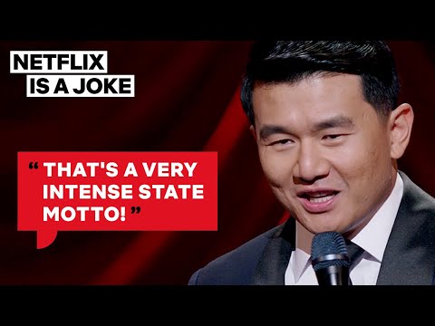 蔣勁夫被某些國家的口號迷惑｜Netflix是個笑話 (Ronny Chieng Is Baffled By Certain States' Mottos | Netflix Is A Joke)