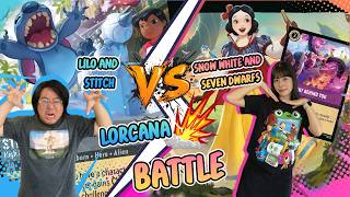 B2S Game ON! #24 ศึก Snow white vs Stitch ที่ทำให้พี่กวิ้นเสียอาการ DISNEY LORCANA BATTLE