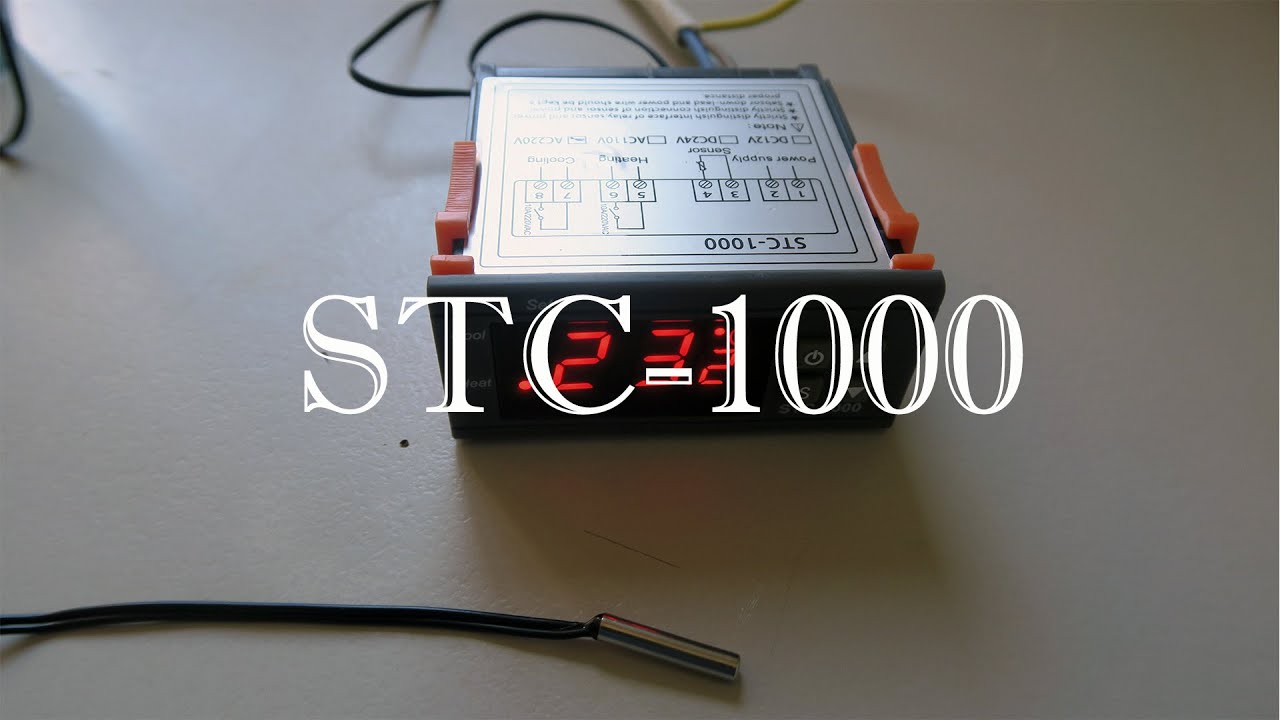 Controlador de Temperatura STC-1000 como configurar y conectar.
