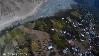 preview picture of video 'Sheraz Nasir Paraglider landing at Booni Chitral,Pakistan'