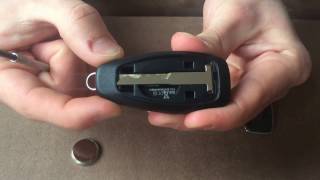 (hack) How to change Ford keyless go remote key battery in under 1 min. (English)