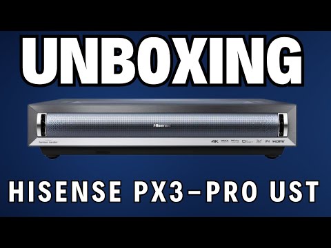 HISENSE PX3-PRO UST Projector First Look Unboxing!
