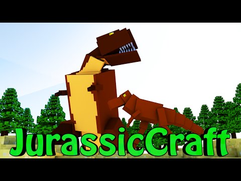 Minecraft Dinosaurs | Jurassic Craft Modded Survival Ep 13! "DINOSAURS MOD"