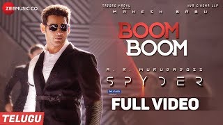 Boom Boom (Telugu) -FullVideo  Spyder Mahesh BabuR