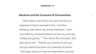 Genesis 17 - ESV - Bible Before Breakfast