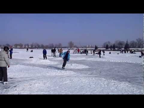 Lepenye Ambrus korcsolya az Omszki tavon