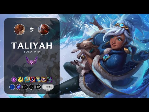 Taliyah Mid vs Gragas - EUW Master Patch 14.5