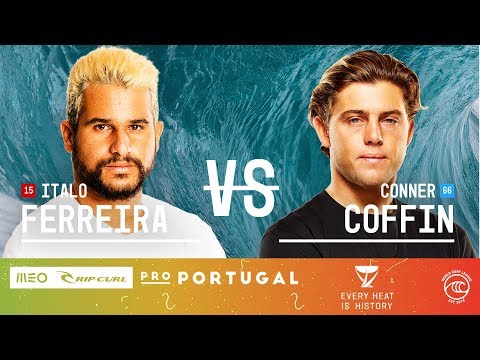 Italo Ferreira vs. Conner Coffin - Round of 16, Heat 7 - MEO Rip Curl Pro Portugal 2019