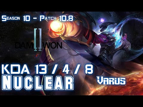 DWG Nuclear VARUS vs DRAVEN ADC - Patch 10.8 KR Ranked