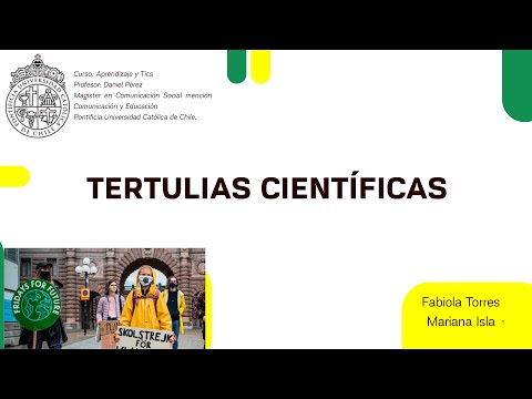 Tertulia Científica - COM4004 - Aprendizaje y Tics