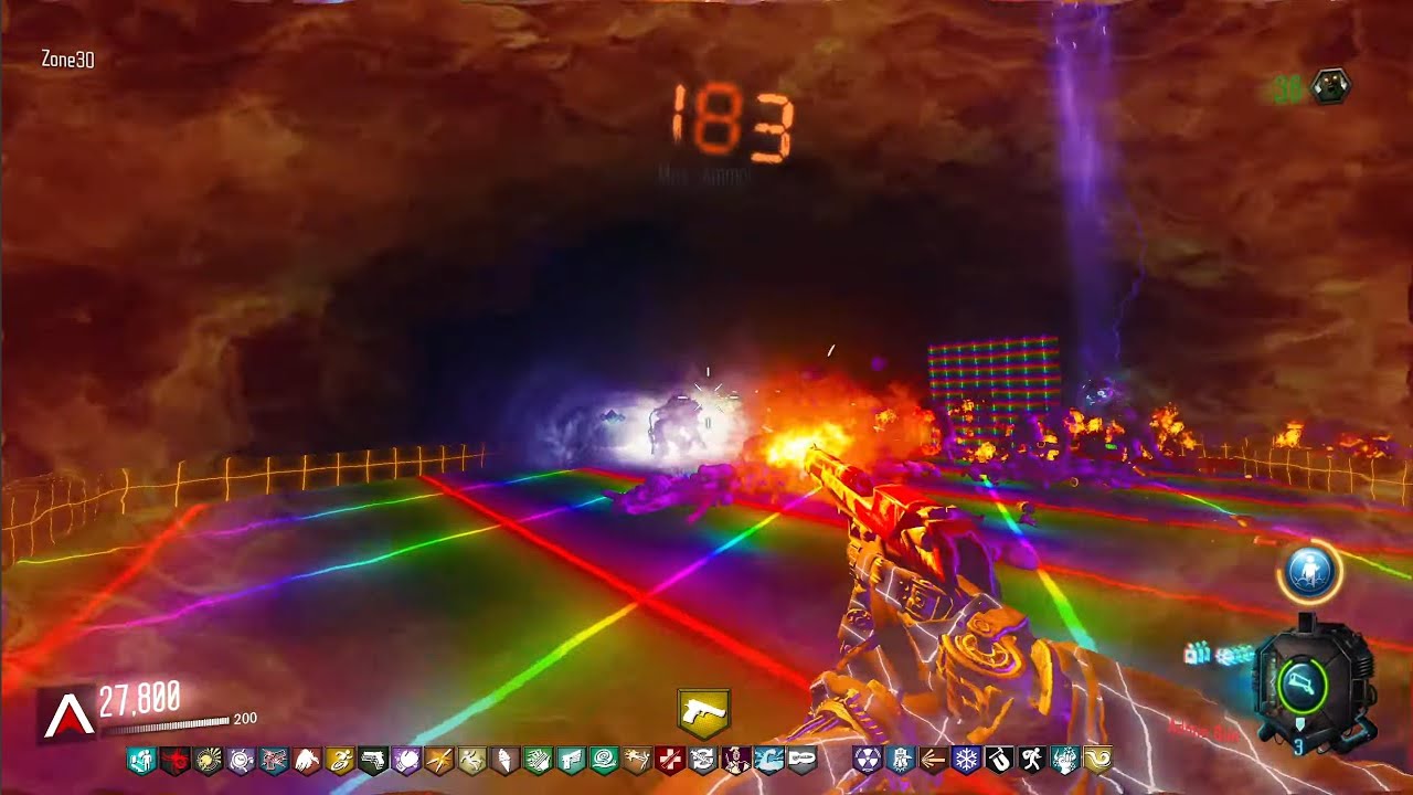 DEATH TOWER | ROUND 183 G_SPAWN ERROR | BO3 CUSTOM ZOMBIES | AAE MOD