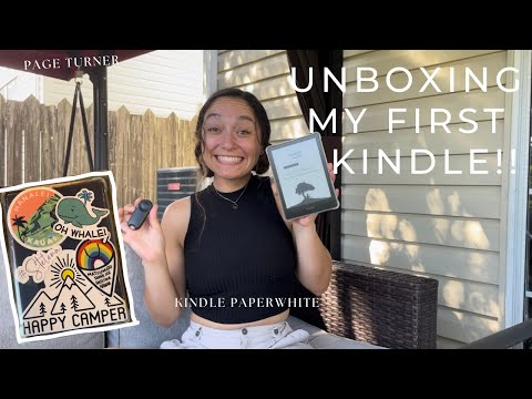 KINDLE PAPERWHITE UNBOXING!! *Book girly finally gets a kindle*